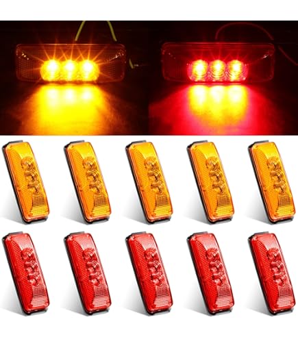 Amazon.com: PETERSON MFG V168XR Red Clearance Light Kit